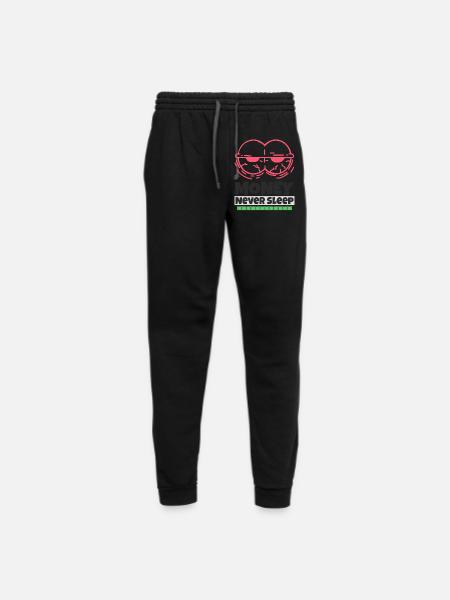 Money Never Sleep - Unisex Joggers - black/asphalt