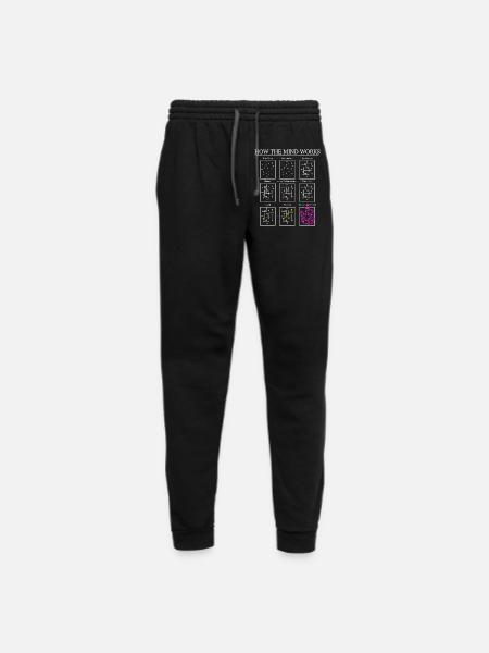 Data Science Neuroscience Neurology Psychology - Unisex Joggers - black/asphalt - Front
