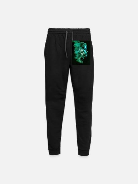 Smoking girl - Unisex Joggers - black/asphalt