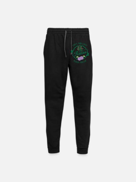 Organic Member Berries - Unisex Joggers - black/asphalt - Front