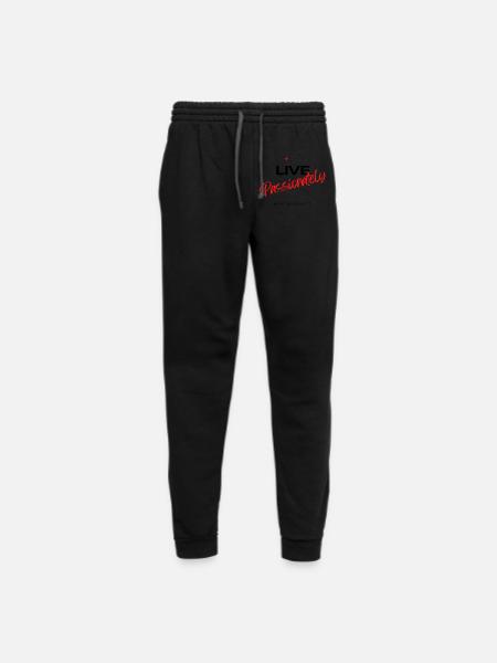 Live Passionately - Unisex Joggers - black/asphalt