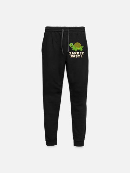 Take It Easy Turtle - Unisex Joggers - black/asphalt