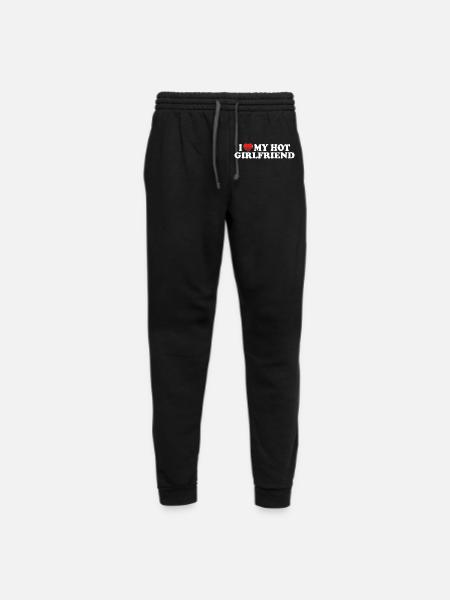 I Love My Hot Girlfriend - Unisex Joggers - black/asphalt