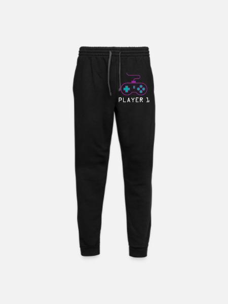Player 1 Gamer - Unisex Joggers - black/asphalt