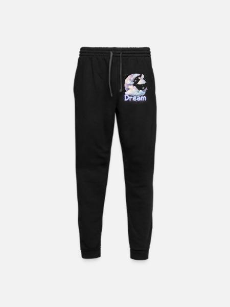 Dream  - Unisex Joggers - black/asphalt - Front