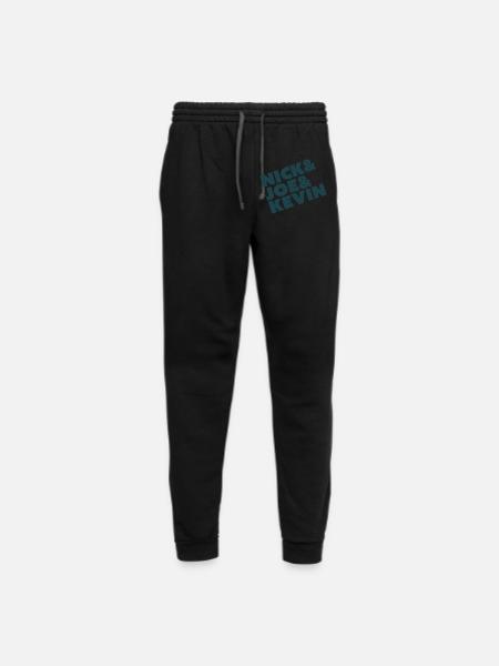 Nick & Joe & Kevin  - Unisex Joggers - black/asphalt - Front
