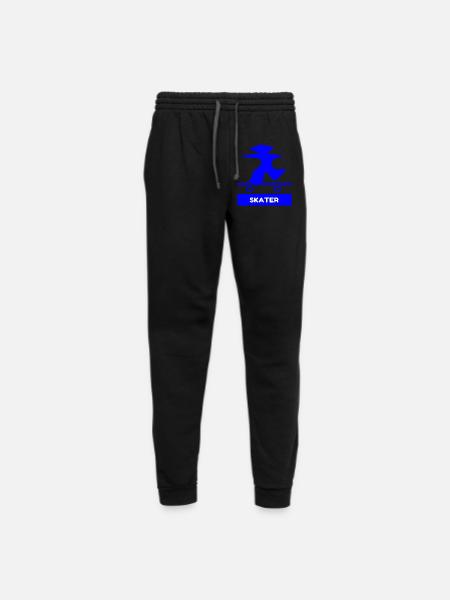 The Blue Skater - Unisex Joggers - black/asphalt - Front