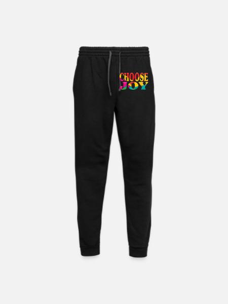 Choose joy - Unisex Joggers - black/asphalt - Front