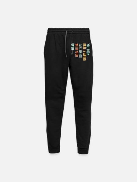 Vertical Gradient Word Art - Unisex Joggers - black/asphalt