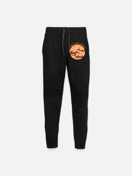 Proud Choir Member Birds Circle - Unisex Joggers - black/asphalt - Front
