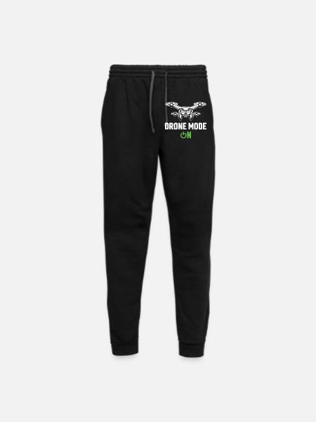 Drone Mode: On - Unisex Joggers - black/asphalt - Front
