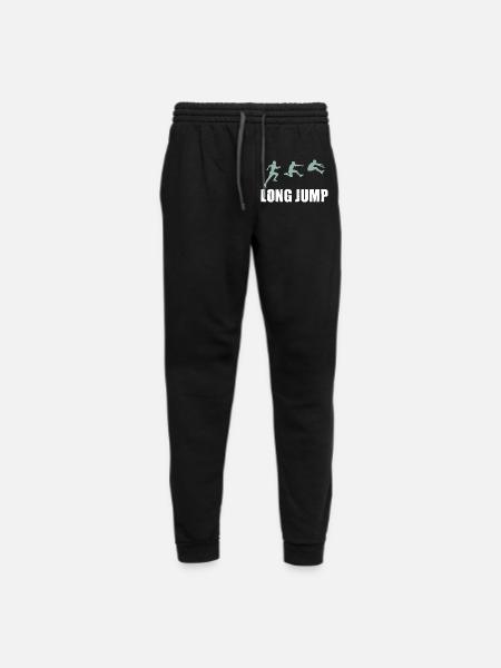 Long Jump Silhouettes - Unisex Joggers - black/asphalt