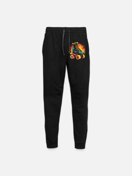 Roller Skates Splotch - Unisex Joggers - black/asphalt