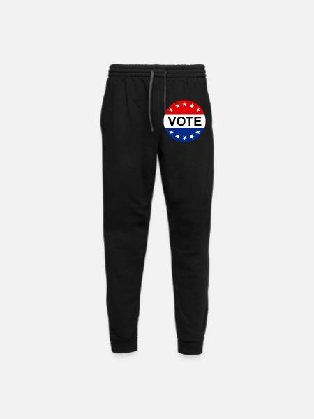 Patriotic Vote - Unisex Joggers - black/asphalt - Front