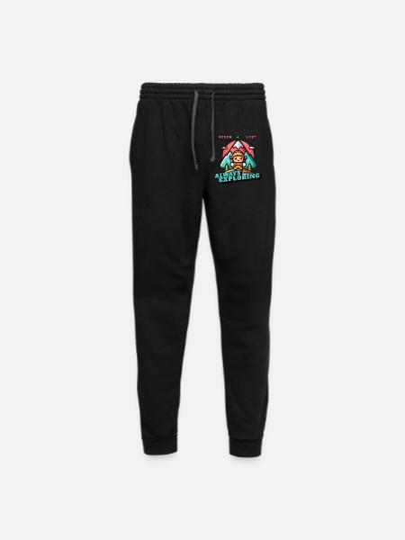 Always Exploring - Unisex Joggers - black/asphalt - Front