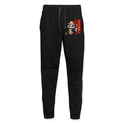 Lucky Tanuki: Playful Japanese Raccoon Design - Unisex Joggers