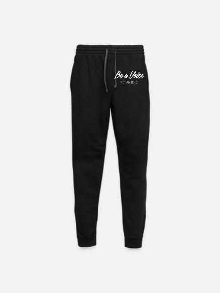 Be A Voice Quote - Unisex Joggers - black/asphalt