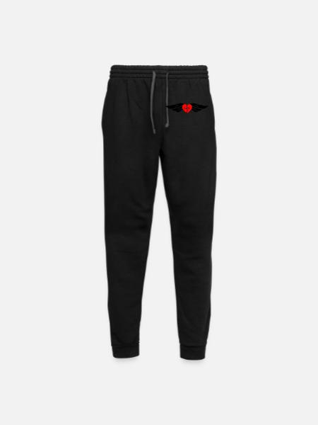 Heart broken - Unisex Joggers - black/asphalt - Front