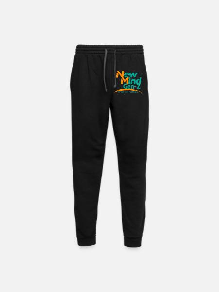 New Mind Gen-Z Motivational Graphic T-Shirt - Unisex Joggers - black/asphalt