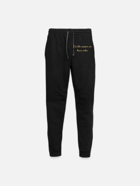 I'm The Reason Rules - Unisex Joggers - black/asphalt