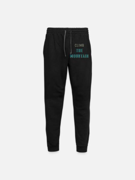Mountain - Unisex Joggers - black/asphalt - Front