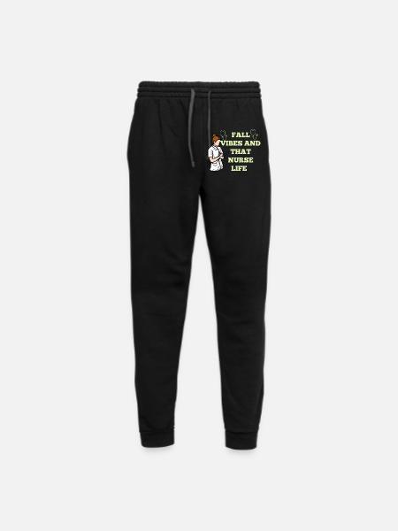 Fall vibes and that nurse life - Unisex Joggers - black/asphalt
