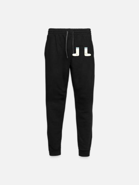 Socks Love - Unisex Joggers - black/asphalt - Front