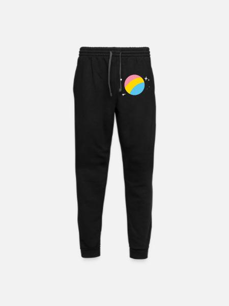 Pansexual Planet LGBTQ - Unisex Joggers - black/asphalt - Front
