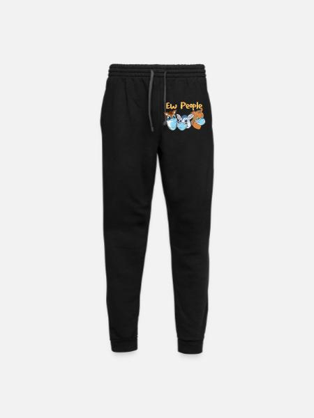 Horseback Riding Funny Horse Equestrian - Unisex Joggers - black/asphalt - Front
