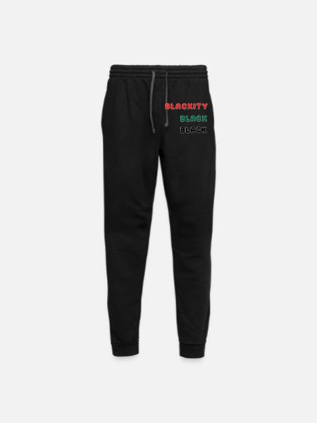 Blackity Black Black - Unisex Joggers - black/asphalt - Front