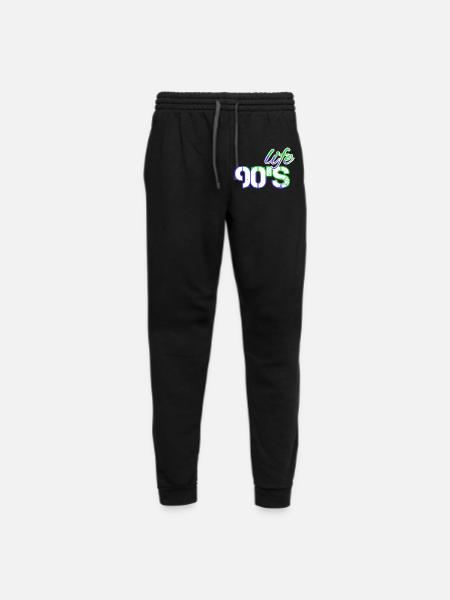 life in the nineties - Unisex Joggers - black/asphalt - Front