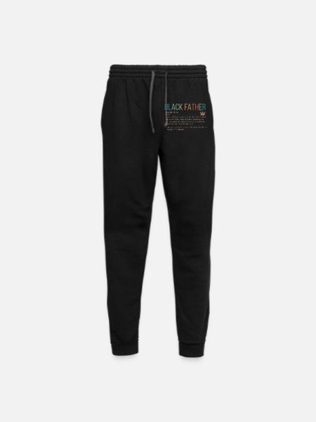 Black Father meaning Black Dad Black Father music - Unisex Joggers - black/asphalt - Front