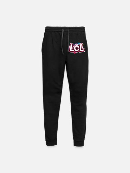 LOL😂 - Unisex Joggers - black/asphalt - Front