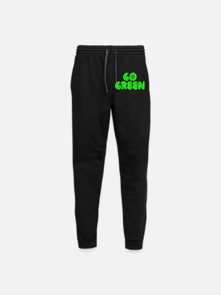 Go Green Quotes - Unisex Joggers - black/asphalt