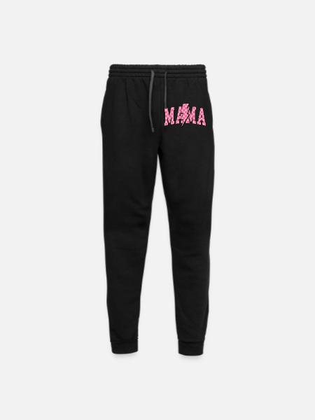 Pink Checkered Mama - Unisex Joggers - black/asphalt - Front