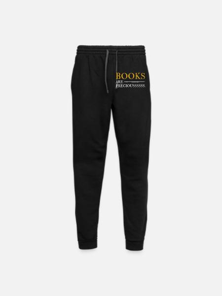 Books are Precious Pop Culture - Unisex Joggers - black/asphalt - Front