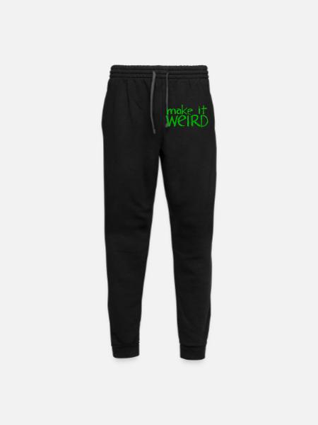 Make It Weird - Unisex Joggers - black/asphalt - Front