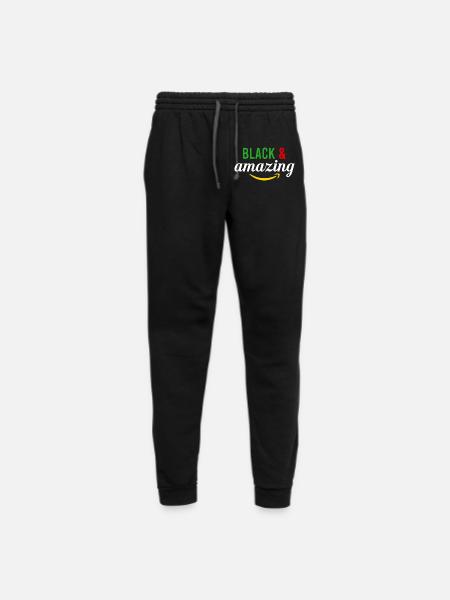 Black History Black and amazing - Unisex Joggers - black/asphalt - Front
