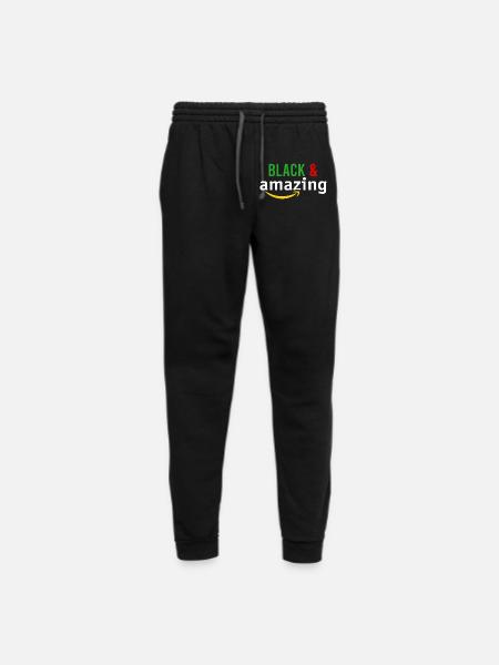 Black History black and amazing - Unisex Joggers - black/asphalt - Front
