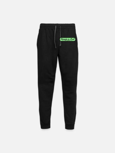 Kamala is Brat Funny Sarcastic Quote Kamala is Bra - Unisex Joggers - black/asphalt - Front