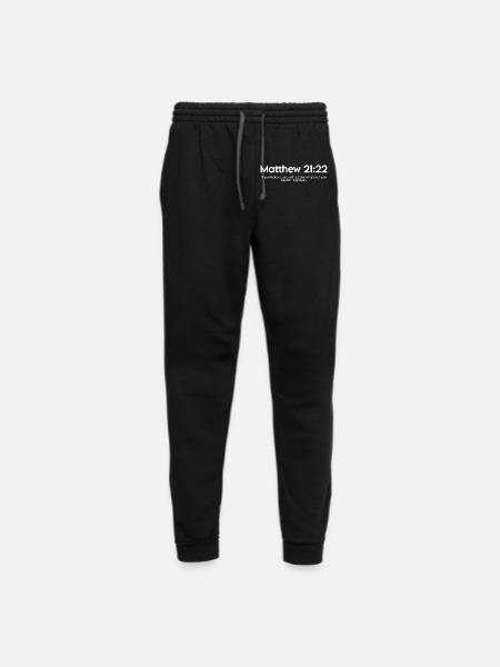Bible verse - Unisex Joggers - black/asphalt