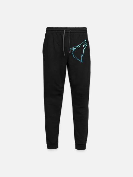 howl wolf - Unisex Joggers - black/asphalt