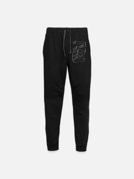 live by the hands of face - Unisex Joggers - black/asphalt