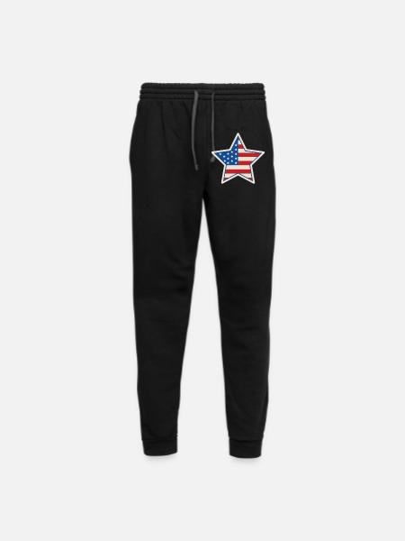 Patriotic Sticker - Unisex Joggers - black/asphalt - Front