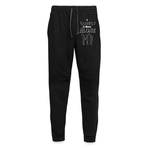 Lovely Is Never Alone (White) - Unisex Joggers