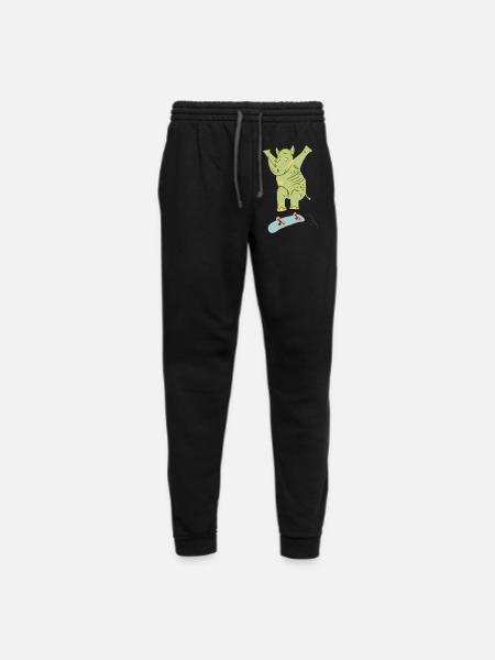 Rhino Skater - Unisex Joggers - black/asphalt - Front