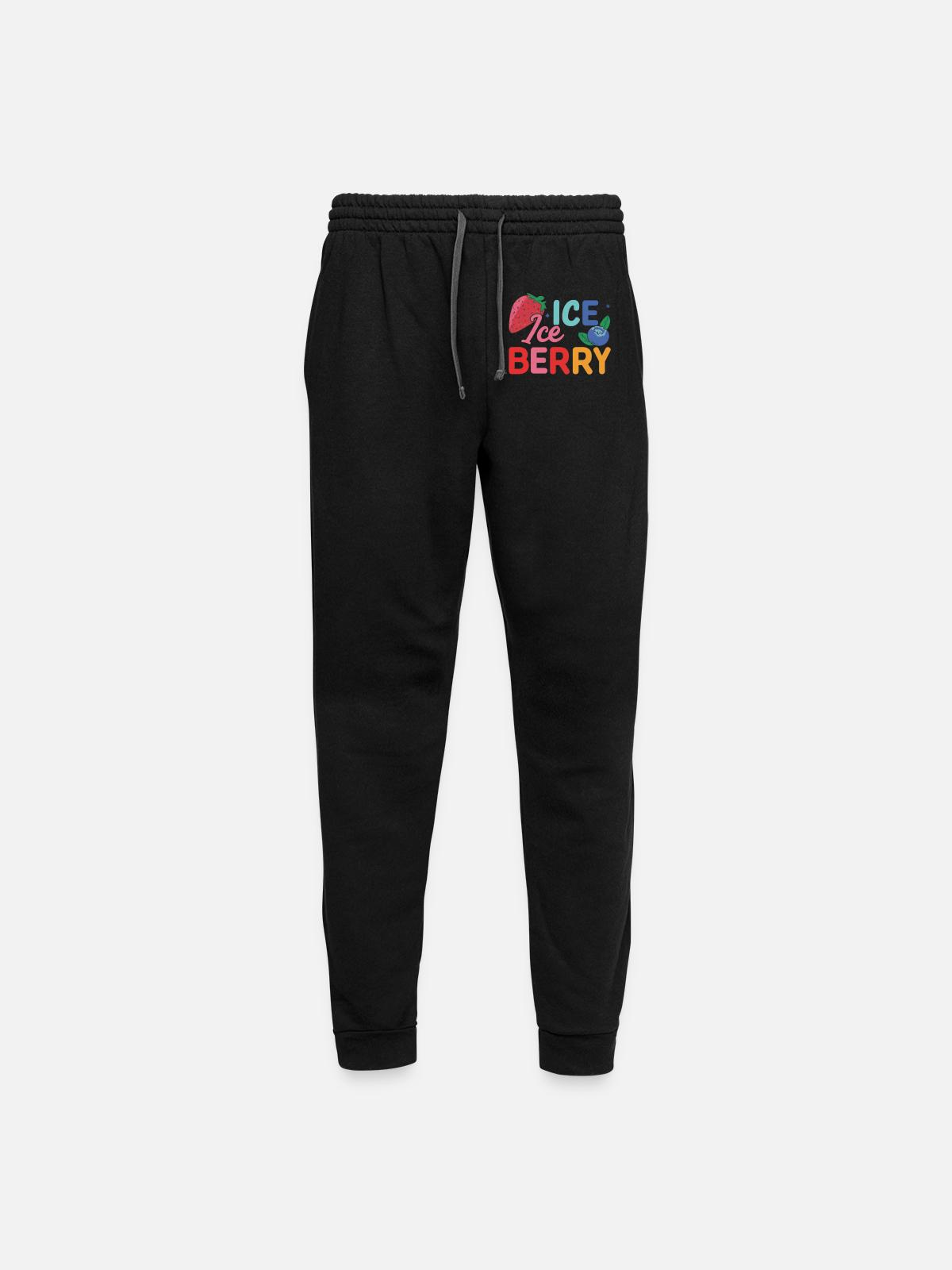 ICE BERRY - Unisex Joggers - black/asphalt - Front