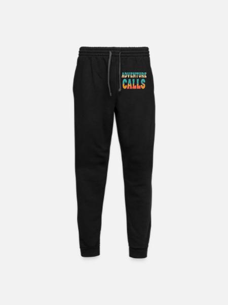 adventures call - Unisex Joggers - black/asphalt