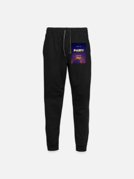 Valentine 2023 party images - Unisex Joggers - black/asphalt - Front