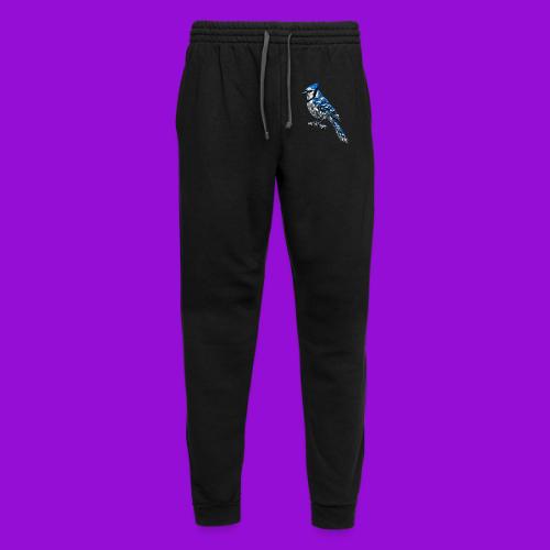 Silver Blue Jay on Perch + Flight Stages 2-print - Unisex Joggers